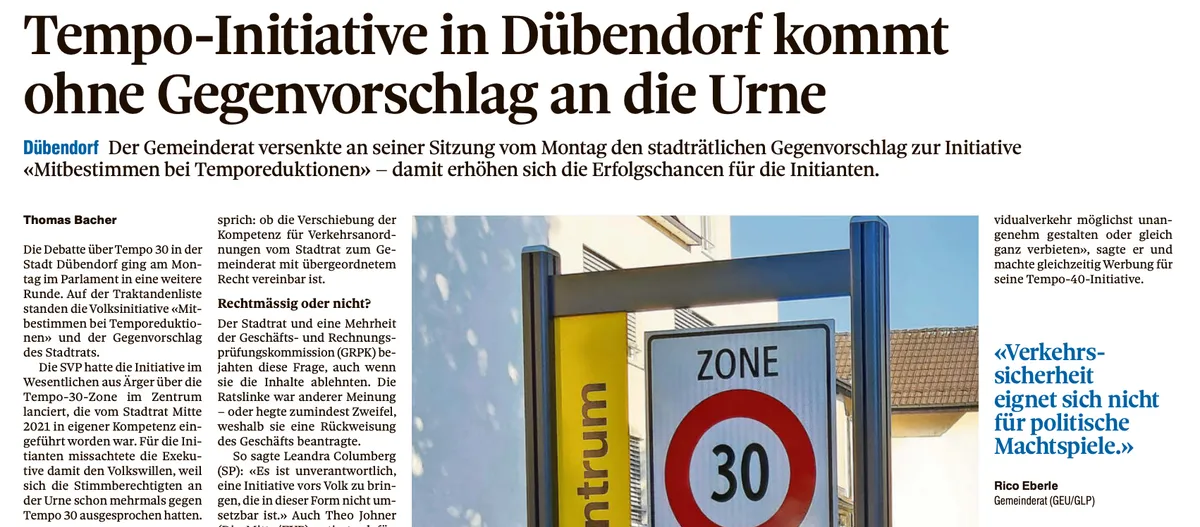 Verkehrspolitik eignet sich nicht für politische Machtspiele.
